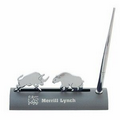 Wall Street Business Card / Pen Holder